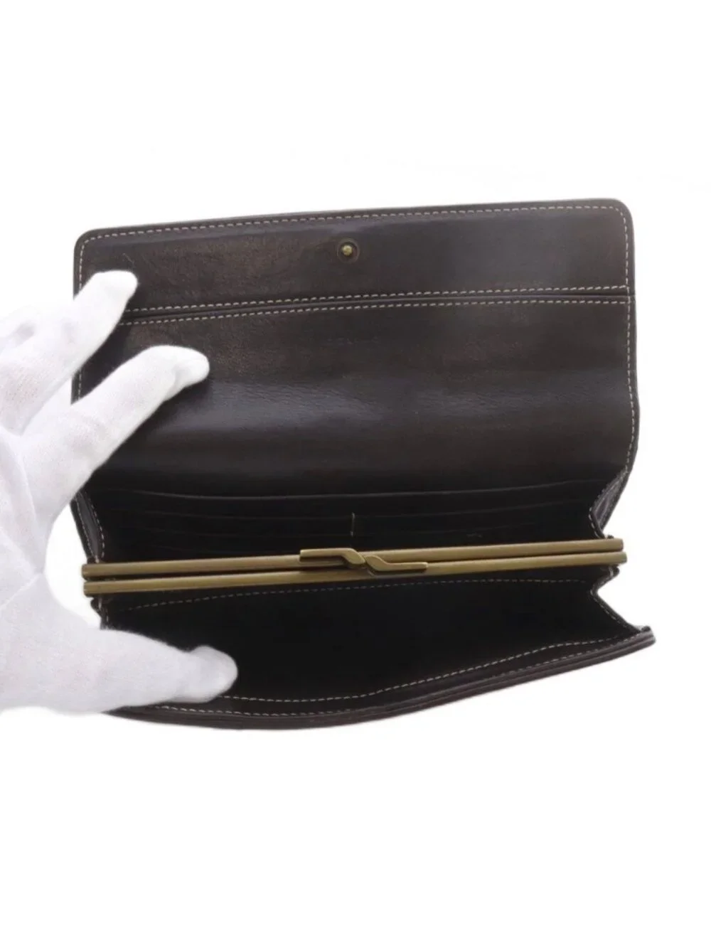 Celine Wallet Bifold Macadam Pattern Canvas Beige